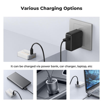 K&amp;F Concept 2-Pack 1040mAh LP-E17 USB-C Fast Charging Replacement Batteries for Canon Cameras