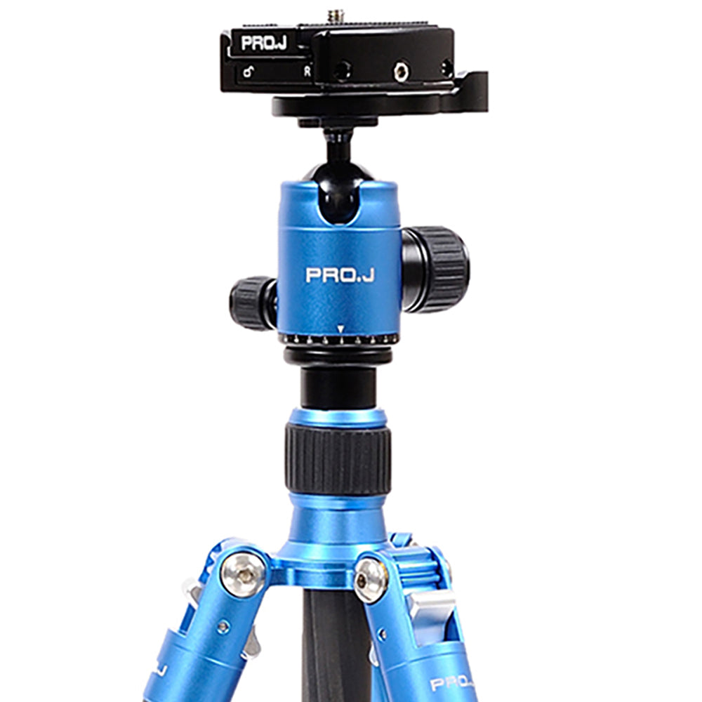 Jenova PRO.J Professional Aluminium Travel Tripod 8kg-load Blue-45634BL