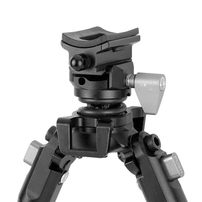 Vanguard Equalizer 3QSC Carbon Fibre Pivoting Gun Bipod with Pic Rail Mount (Up to 67.5cm)