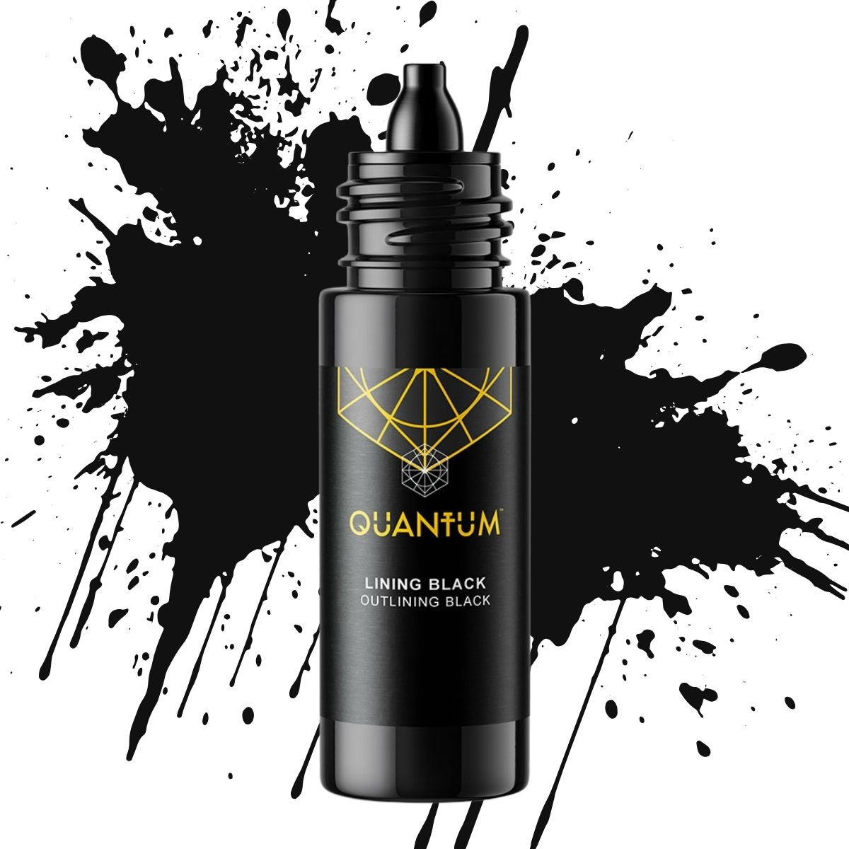 Quantum Premium Tattoo Ink - 1oz Lining Black (30ml)