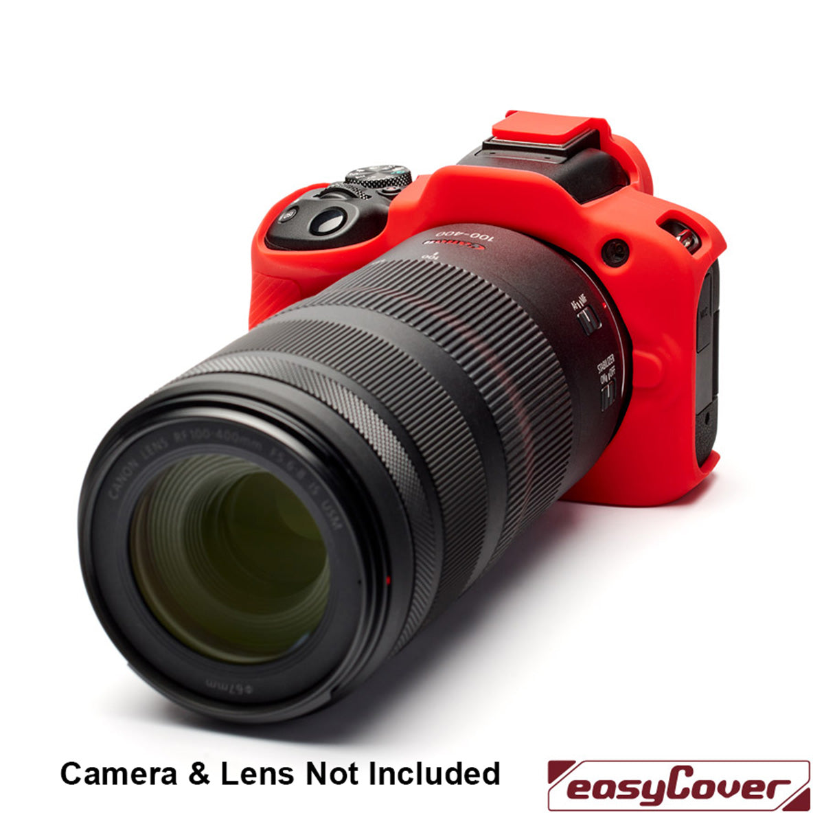 easyCover PRO Silicon Protective Camera Case for Canon R100 - Red