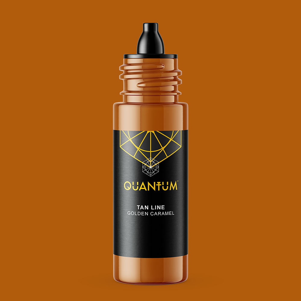 Quantum Premium Tattoo Ink - 1oz Tan Line (Golden Caramel) 30ml