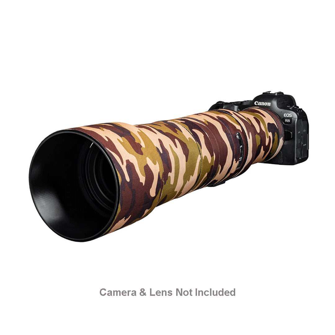 easyCover Lens Oak for Canon RF 800mm F11 IS STM Brown Camouflage - LOC800BC