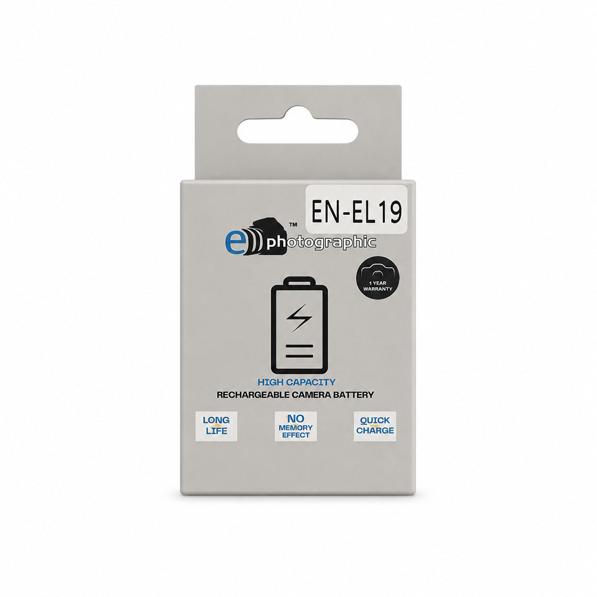 E-Photographic EN-EL19 700mAh Li-Ion Replacement Battery for Nikon Coolpix Digital Cameras