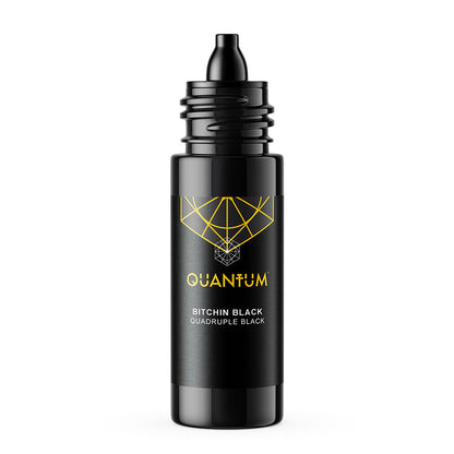 Quantum Premium Tattoo Ink - 8oz Bitchin Black (240ml)