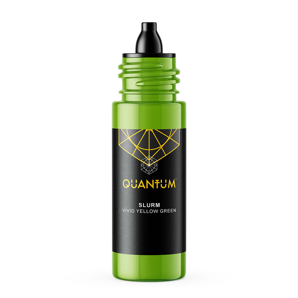 Quantum Premium Tattoo Ink - 1oz Slurm (Vivid Yellow-Green) 30ml