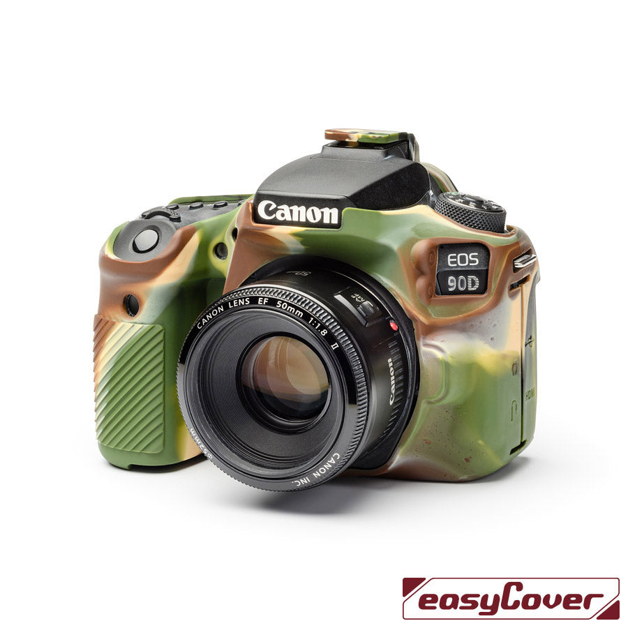 easyCover - Canon 90D DSLR - PRO Silicone Case - Camo – ECC90DC