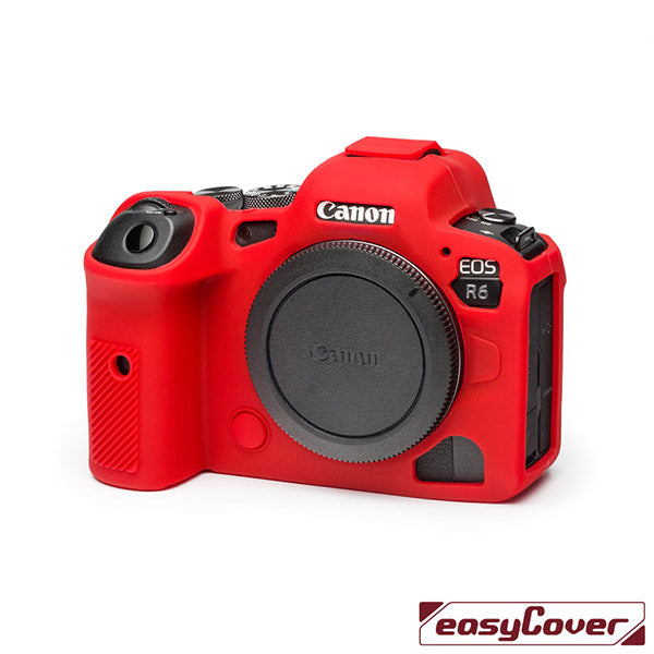 EasyCover PRO Silicone Case - Canon R5 &amp; Canon R6 - Red - ECCR5R