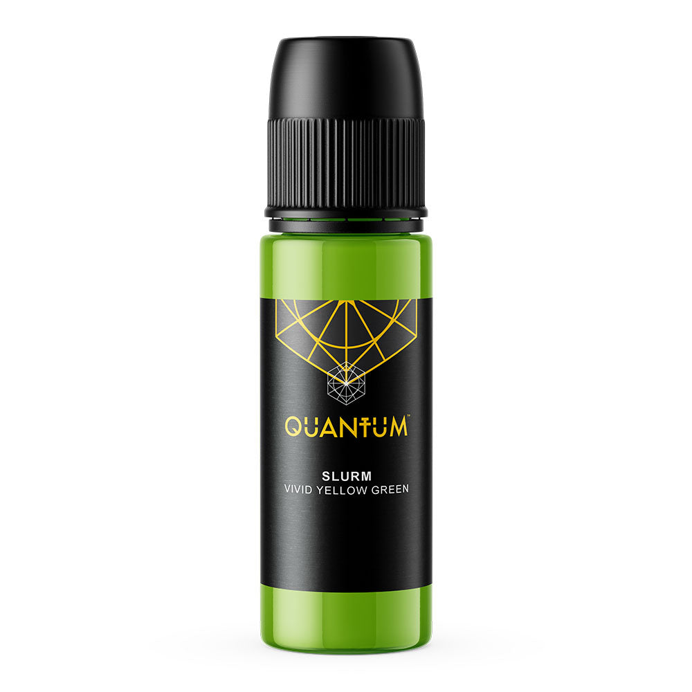 Quantum Premium Tattoo Ink - 1oz Slurm (Vivid Yellow-Green) 30ml