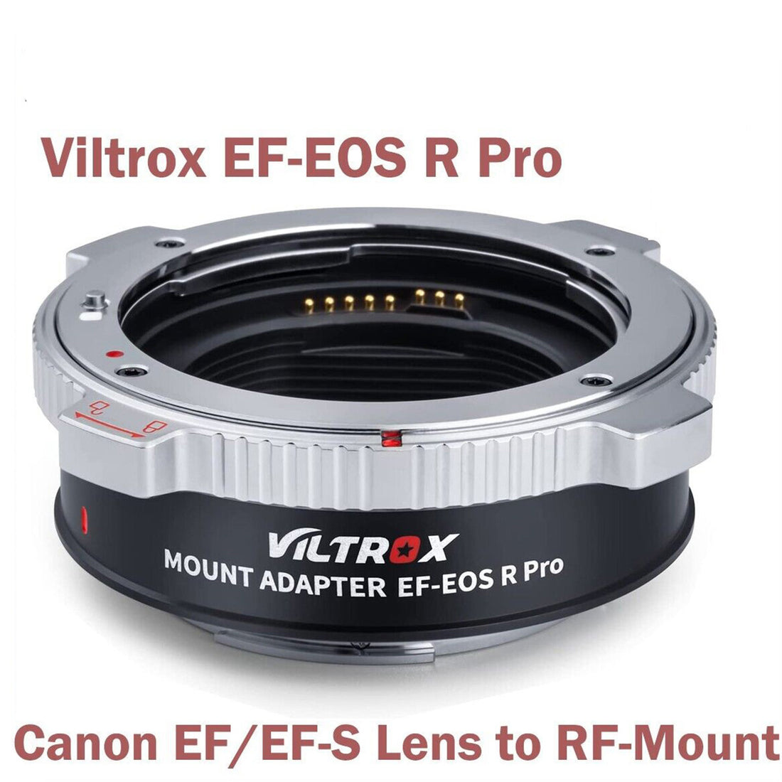 Viltrox PRO AF Adapter + Locking Ring for Canon E/EFs lens to EOS R Camera