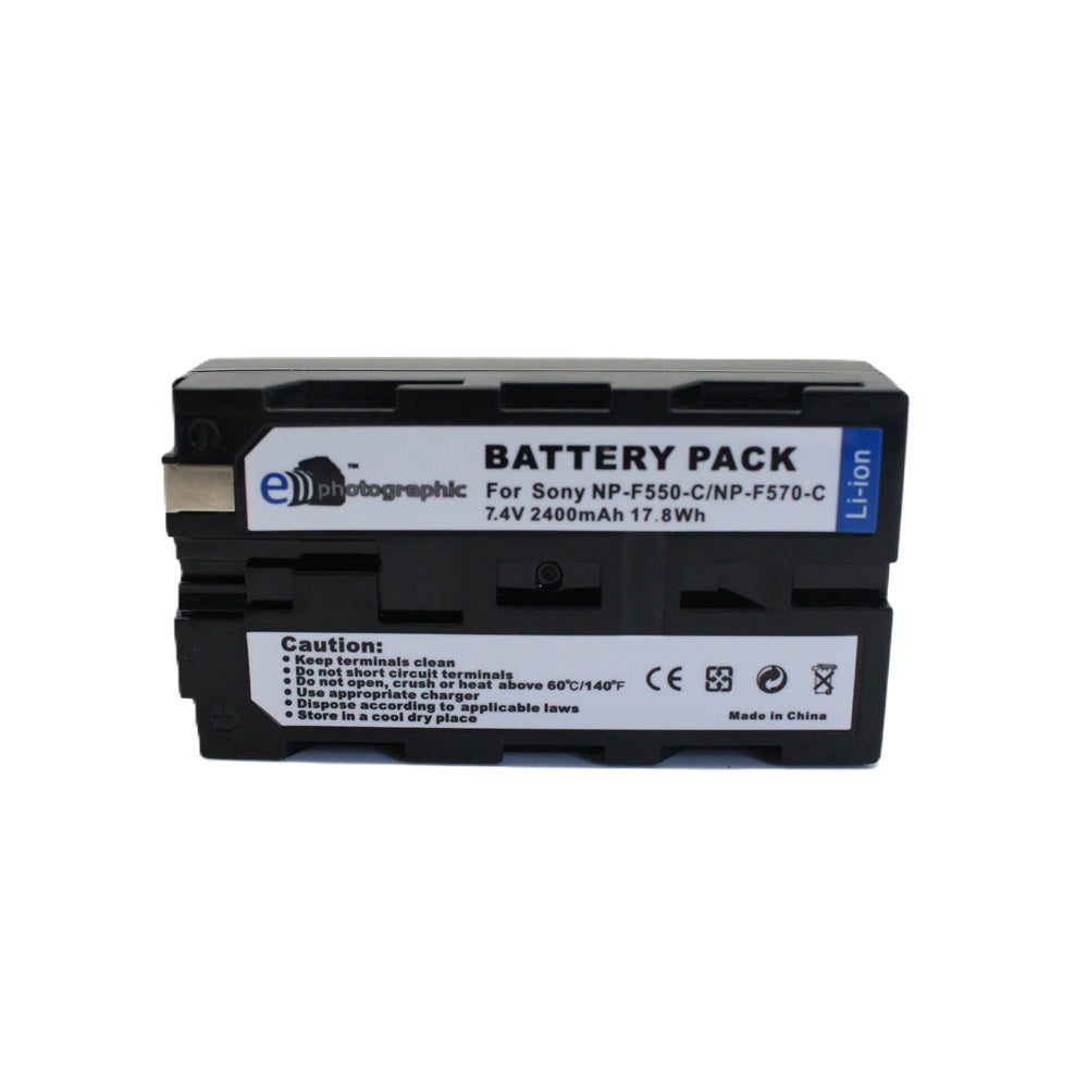 E Photographic NP-F550 2400mAh Type-C Battery