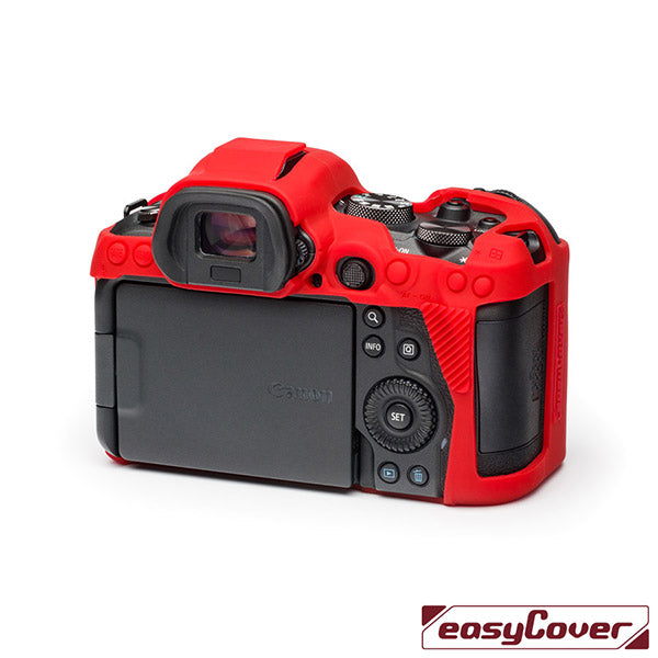 EasyCover PRO Silicone Case - Canon R5 &amp; Canon R6 - Red - ECCR5R