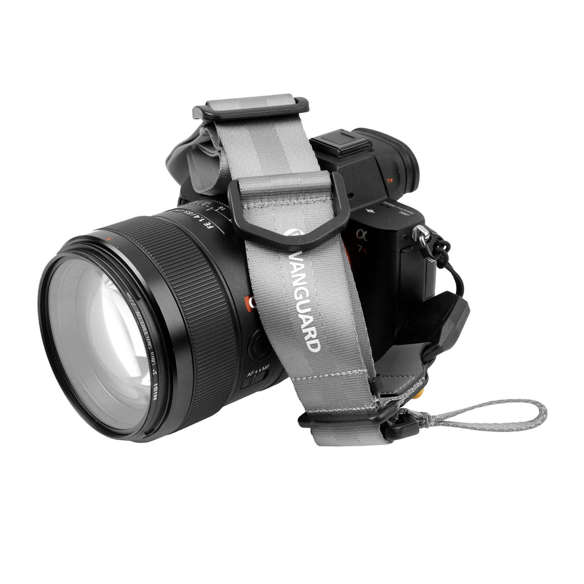 Vanguard Connect Quick NS38 Camera &amp; Binocular Neck Strap with Quick Release – Grey