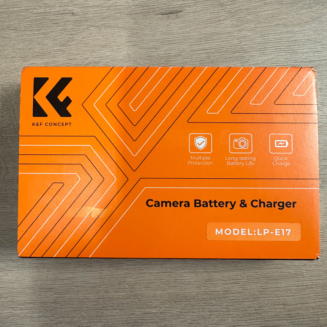 USED K&amp;F Concept Dual LP-E17 Battery + Charger Kit for Canon Cameras