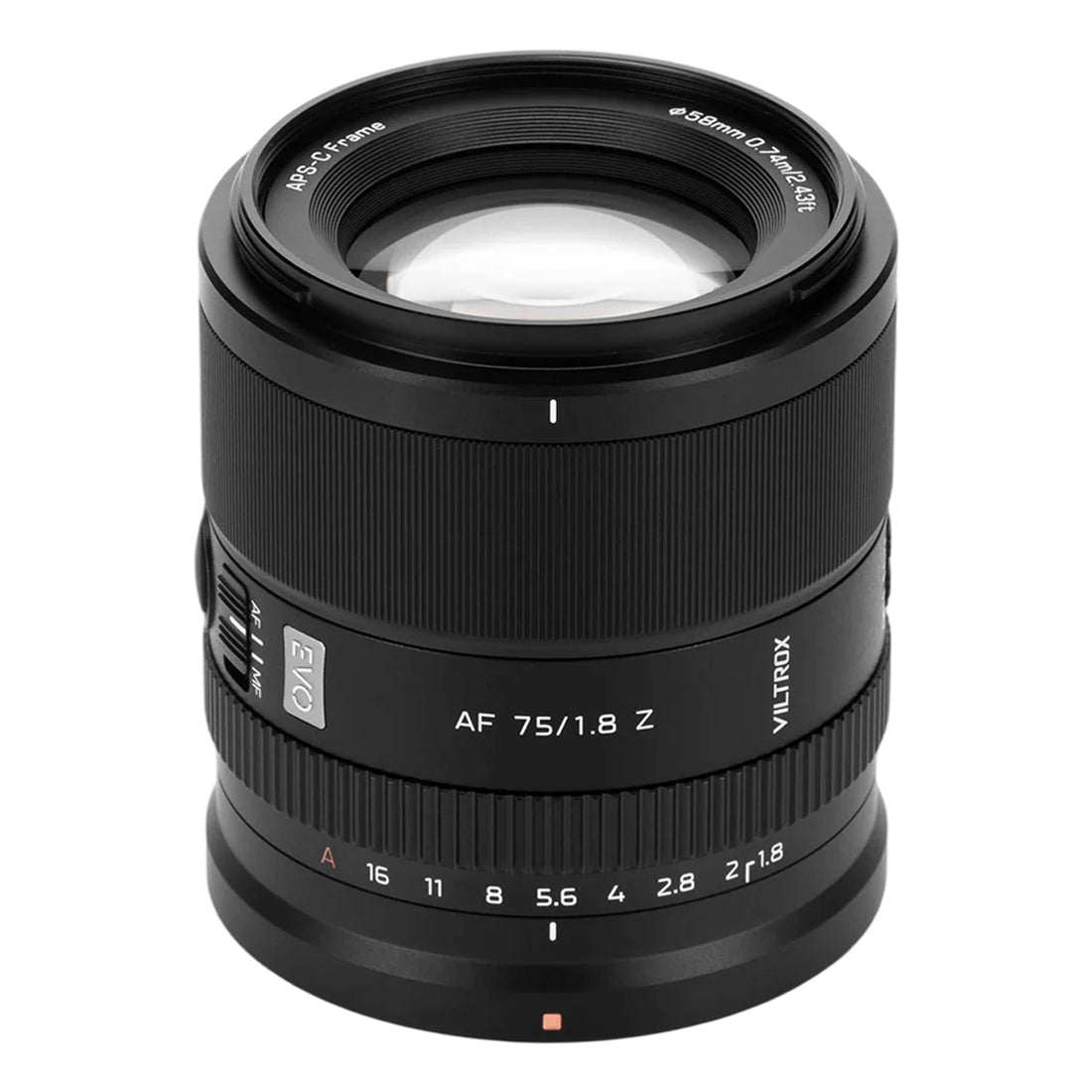 Viltrox AF 75mm F1.8 EVO APS-C Lens for Nikon Z-Mount