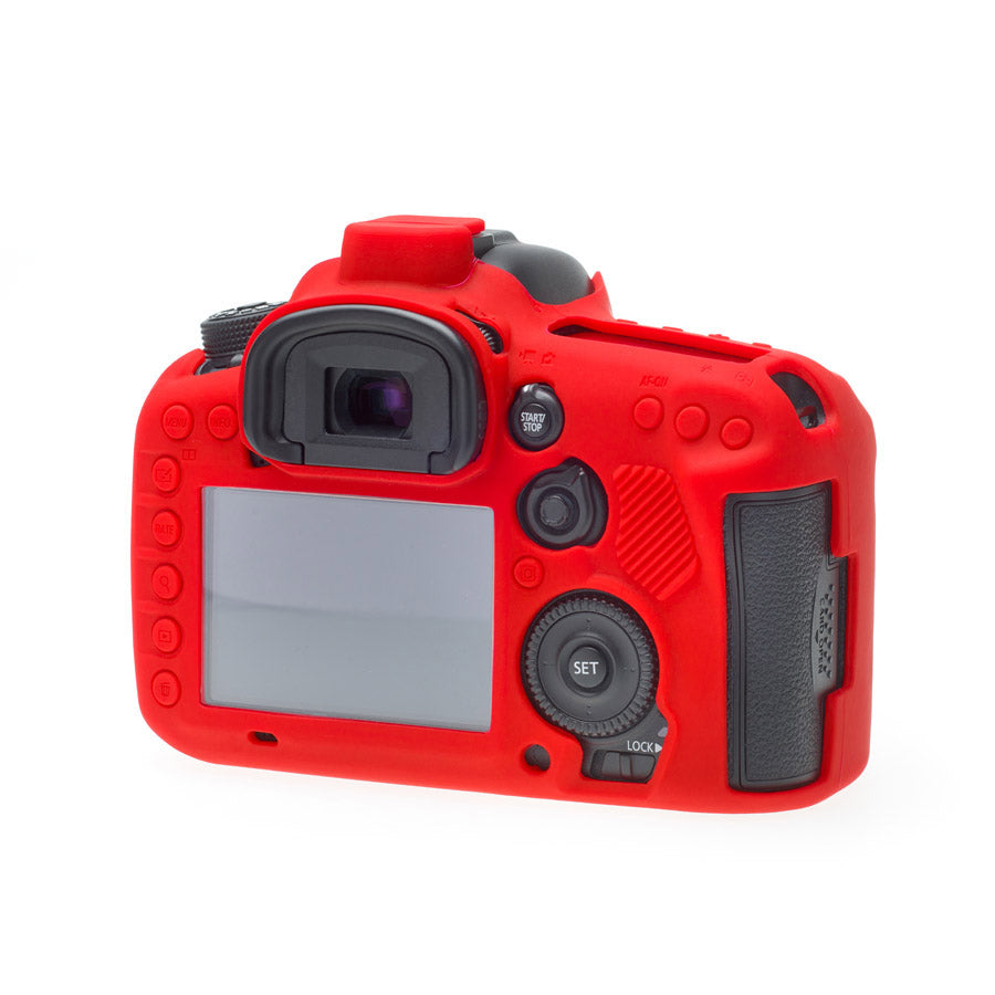 easyCover - Canon 7D MarkII DSLR - PRO Silicone Case - Red – ECC7D2R