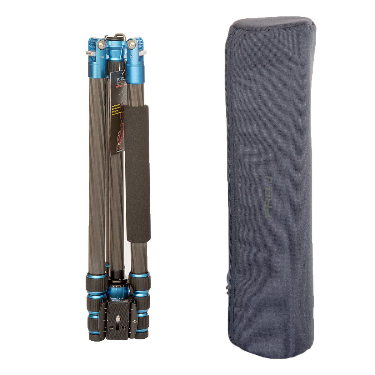 Jenova PRO.J Carbon Fibre Tripod 15kg Capacity - Mono Conversion-Blue 45672BL