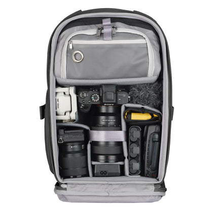 Vanguard VEO Metro B20L Camera &amp; Laptop Backpack 3-Way Access - Black