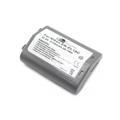 E-Photographic 2750 mAh Lithium Replacement Battery for EN-EL18C  Nikon DSLR Cameras - EPHENEL18C