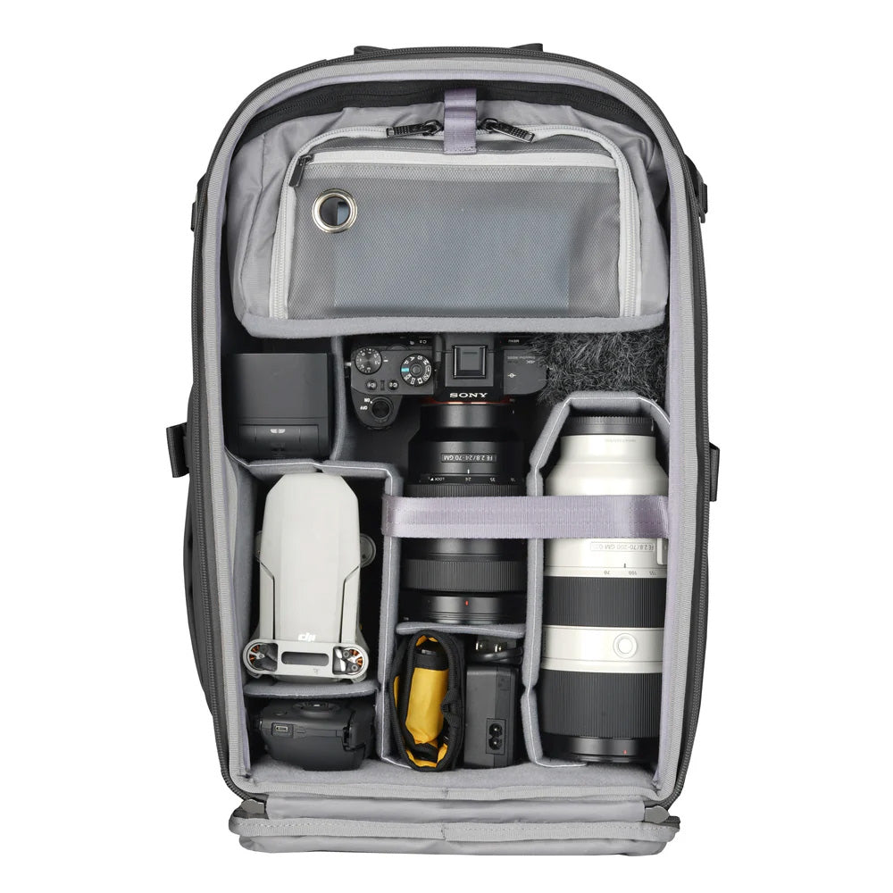 Vanguard VEO Metro 25L Camera &amp; Everyday Backpack with 16" Laptop Compartment – Black