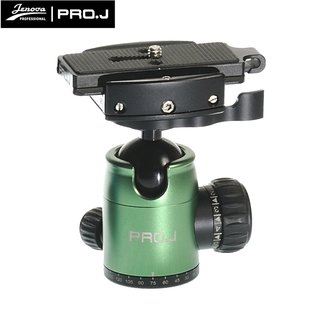 Jenova PRO.J Professional Heavy-Duty Tripod Ball Head Green - 25624GN