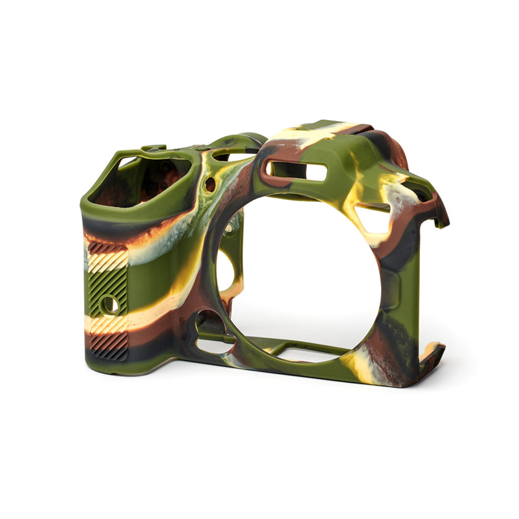 easyCover PRO Silicon Camera Case for Mirrorless Canon R7 - Camouflage - ECCR7C