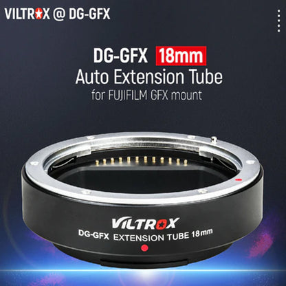 Viltrox 18mm Auto Focus Macro Extension Tube for Fuji GFX Mount Lenses