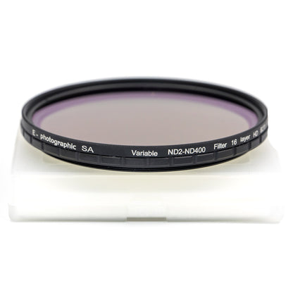 E-Photo PRO 82mm Multicoated ND2-ND400 Filter-German HD B270 Schott Optics