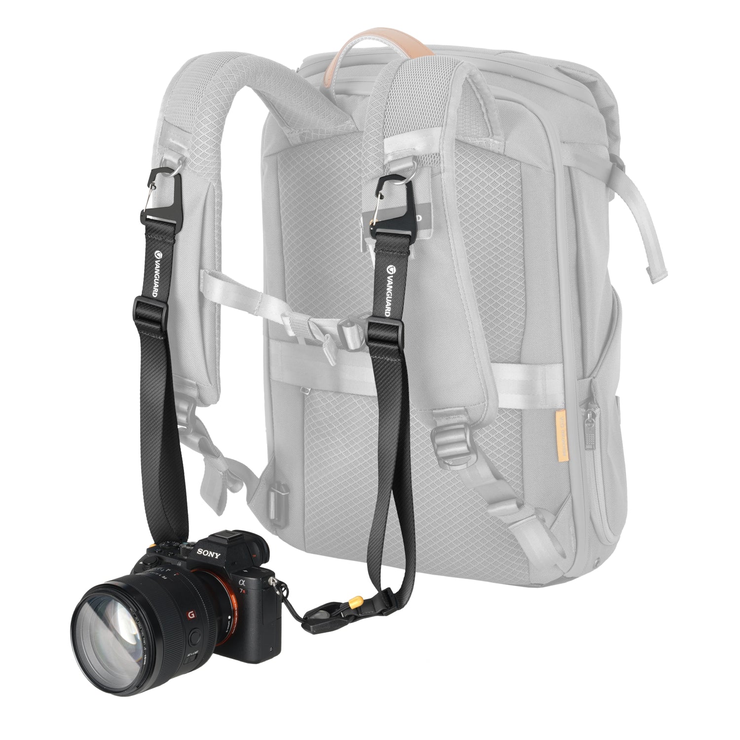 Vanguard Connect Backpack Strap with Quick Release &amp; Adjustable System Black