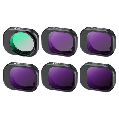 K&amp;F Concept DJI Mini 4 PRO Lens Filter Kit - UV + 5 x ND Filters