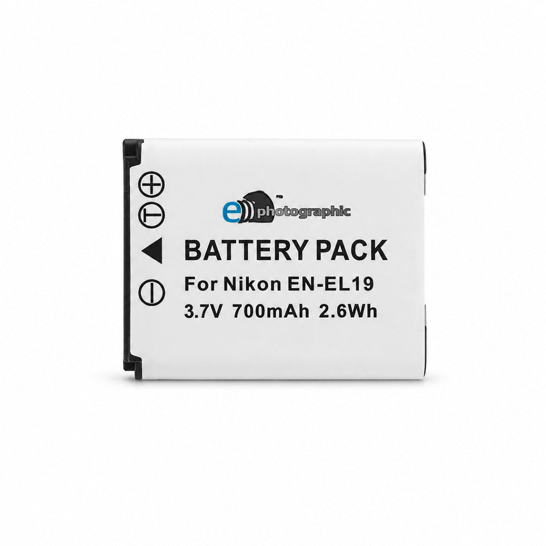 E-Photographic EN-EL19 700mAh Li-Ion Replacement Battery for Nikon Coolpix Digital Cameras