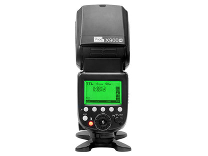 PIXEL X900N PRO 60GN iTTL Speedlite plus 2X Re-Chargeable Lithium Batteries For Nikon DSLR&